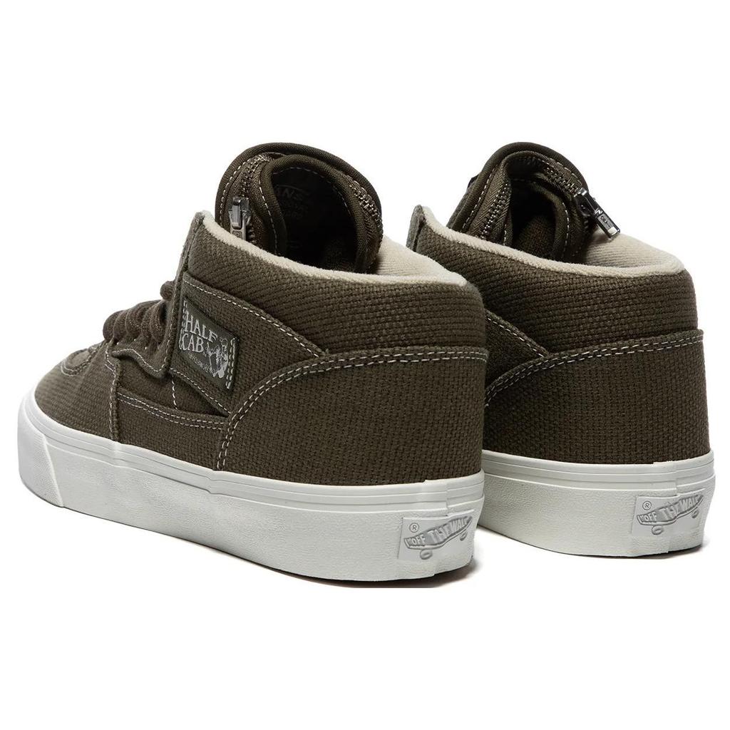 Vans Half Cab CP VR3 LX Round Toe Comfortable Wrap Warm Mid-Top Skate Shoes Unisex Skate Shoes Beige VN0007PUDOL1