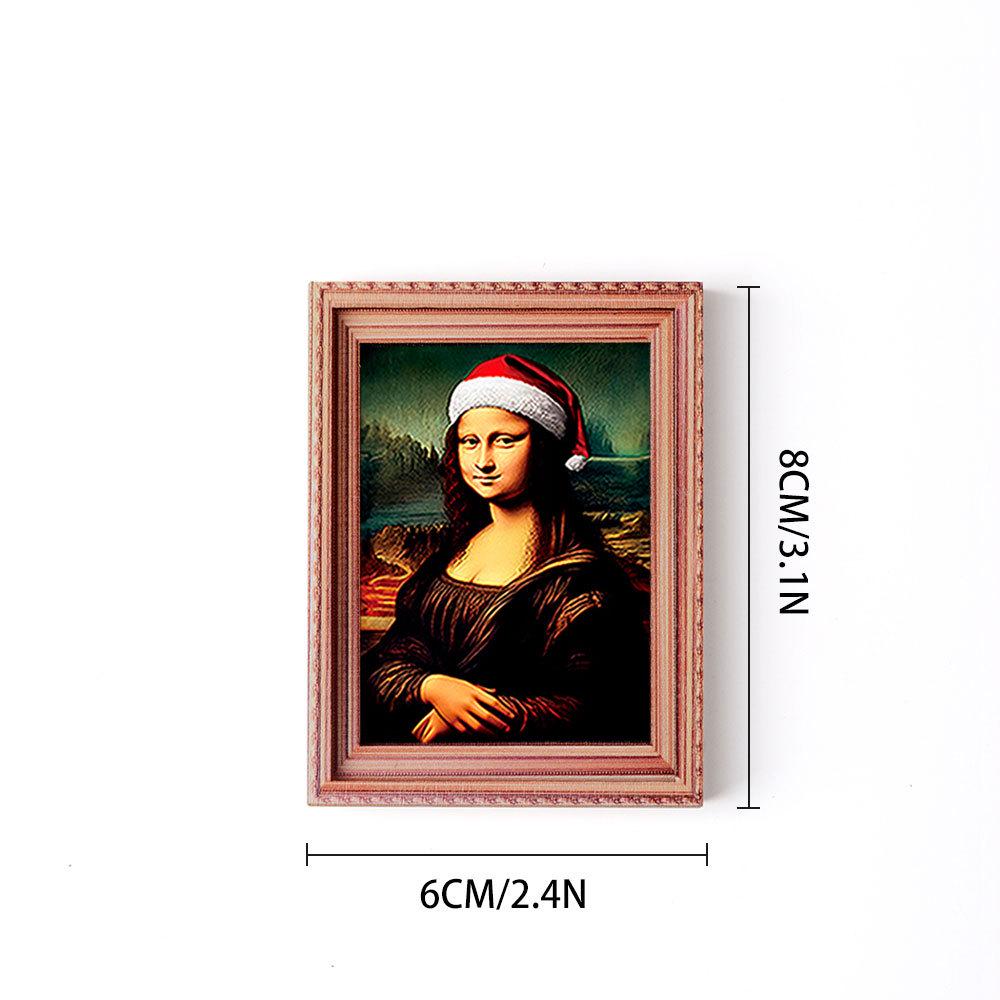 Retro Christmas Photo Frame Magnetic Sticker: Perfect Party Atmosphere Decoration
