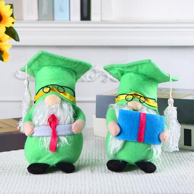 Graduation Season Faceless Doll, Goblin Doctor Hat, Bachelor'S Uniform, Plush Doll For Men And Women
