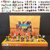 24pcs-96pcs/set Tung Tung Tung Sahur Ballerina Cappuccino Action Figure Brainrot Anime Tralalero Tralala Shark Model Toy Gift