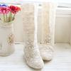 Cool boots women's new spring and summer hollow boots women's shoes medium boots women's boots net boots single boots sandals short boots