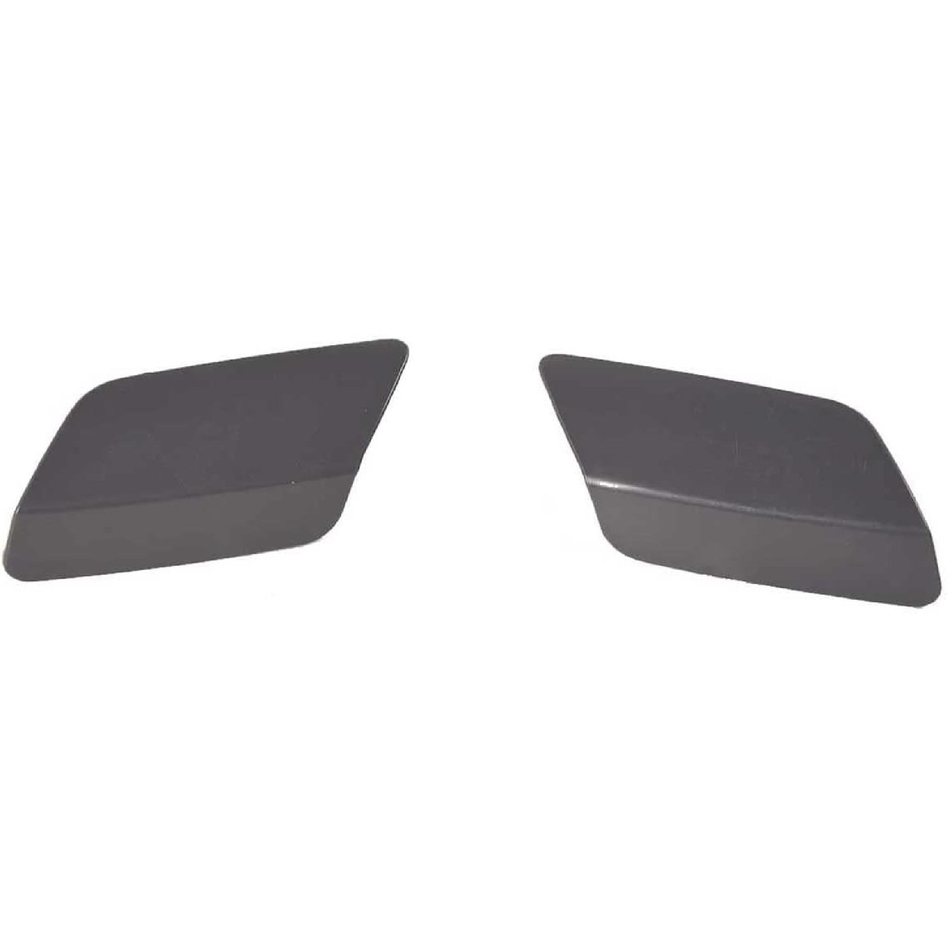 Car 2X Cover Flap Headlight Washers on Bumper Cover Primered Pair 61-67-7-253-393/61-67-7-253-394,61 67 7 253 393/61 67 7 253 394