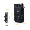 Graffiti Invisible Wireless Anti-theft Smart Lock with Remote Control for Home, Keyhole-less Design for Entrance and Sliding Doors