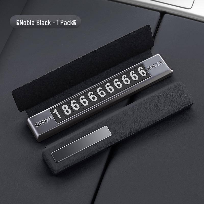 Temporary Tank Car Interior Parking Phone Number Plate Accessory