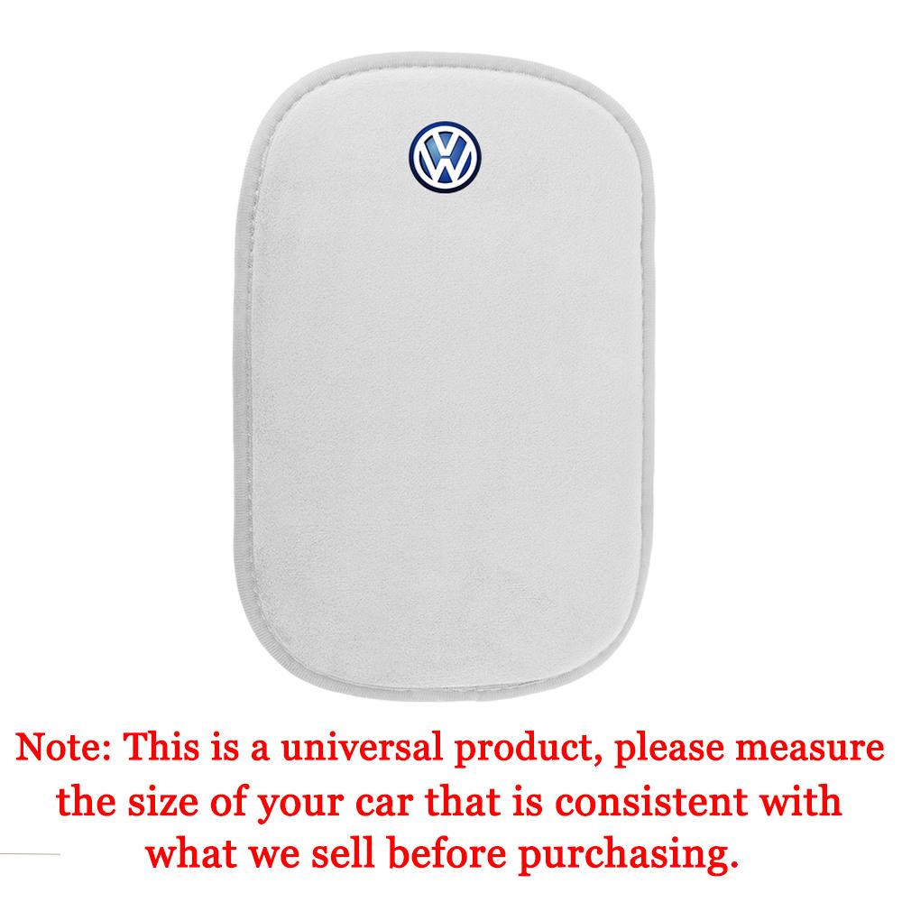 W13Car Center Console Arm Rest Box Pad Auto Accessorie For Volkswagen VW Polo Bora Rline Jetta Golf 7 8 Tiguan Passat Touran Beetle