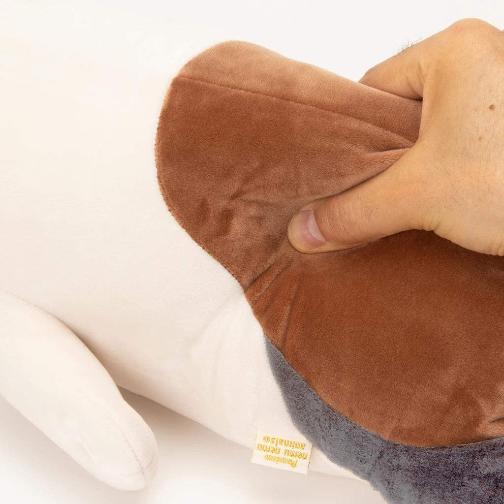 Livheart Premium Śpiące Zwierzęta Kot Kaliko Yuzu Poduszka do Ciała, Średni Rozmiar (Około. 50 cm długości), Puszysta i Gniotliwa Pluszowa Zabawka, Prezent 58202-10