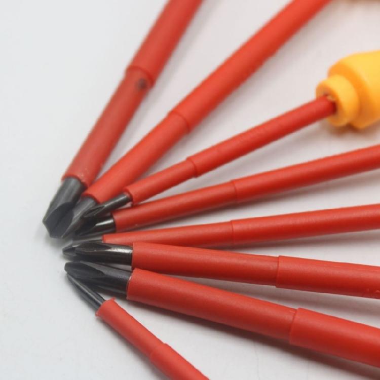 Convenient 9 in 1 Insulated Screwdriver Ensembles for Household and Professional Repairs Offering Magnetic Efficiency