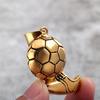 Men's Retro Stainless Steel World Cup Football Pendant Necklace