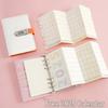 2025 A6 Password Lock Diary with Foldable Pages - Student Check-in & Storage Memo Book