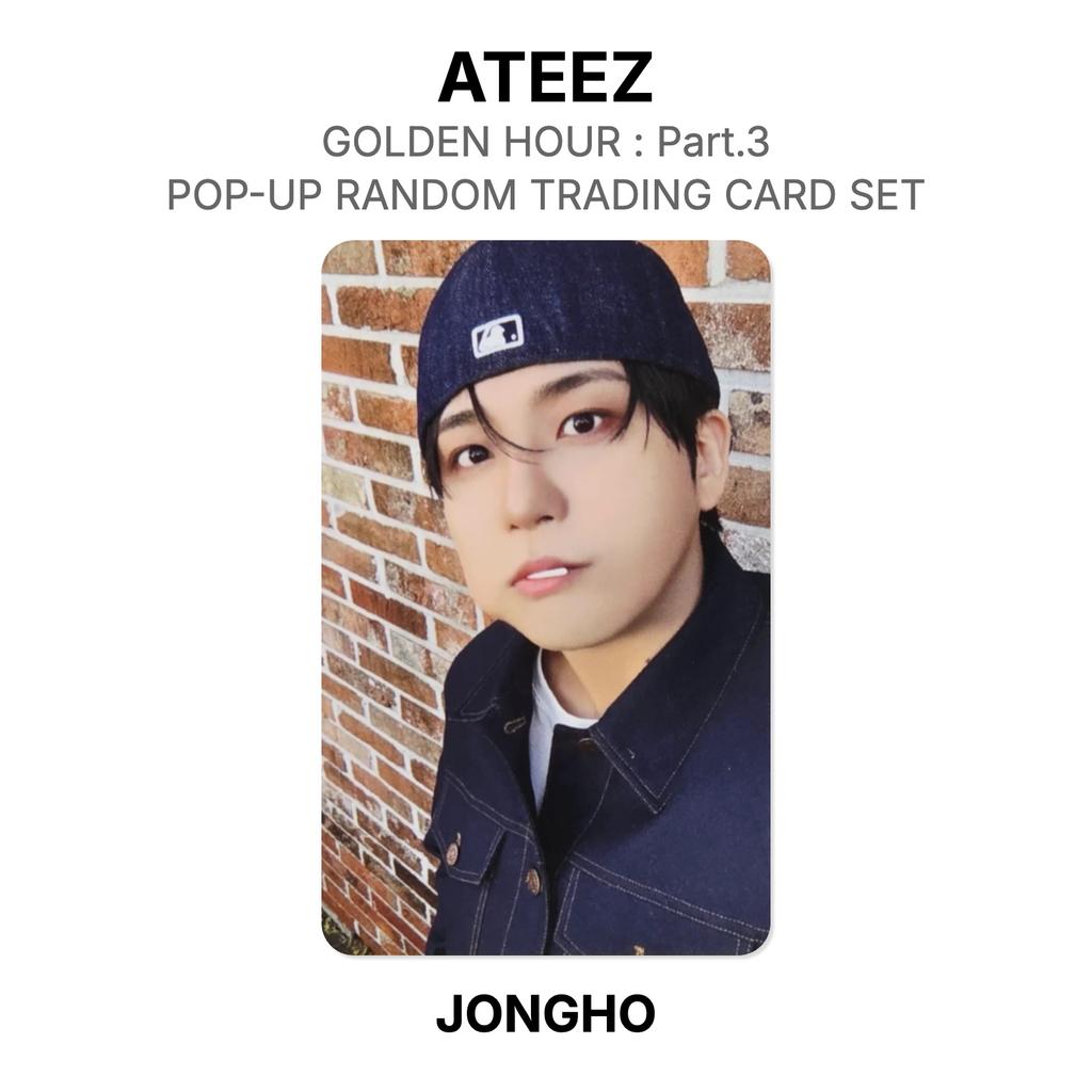 ATEEZ GOLDEN HOUR : Part.3 POP-UP RANDOM TRADING CARD SET Official Photocard