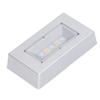 LED Display Base Multi Mode Lighting Silver Rectangular LED Light Display Base with USB Cable for