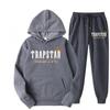 Men Women Hooded Fleece Tracksuit Set Long Sleeve Top Pant Casual Sportswear
