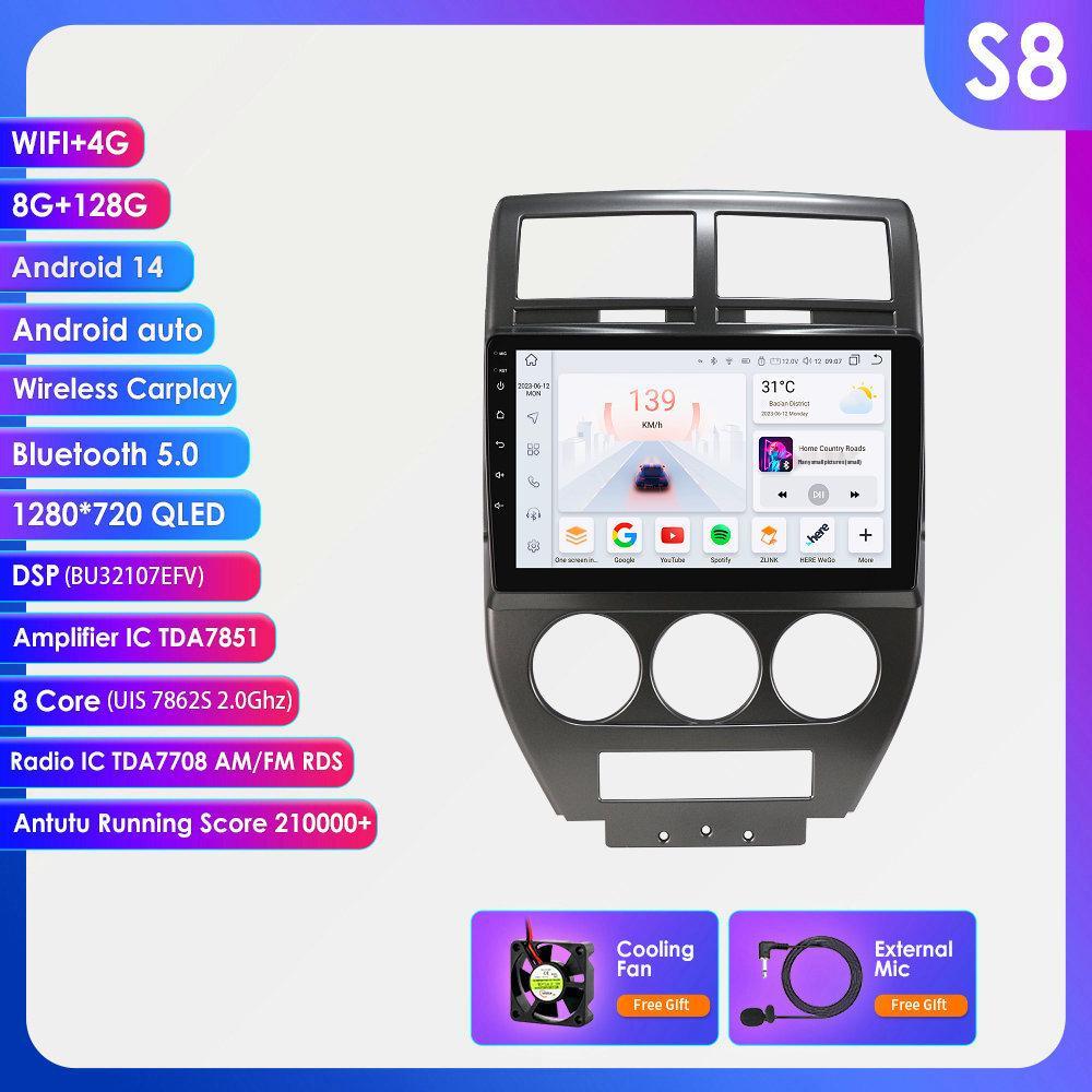 2007-2009 Jeep Compass Android GPS Navigator with Large Screen