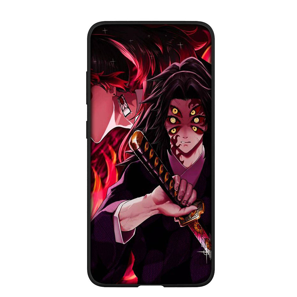 Handyhülle für Samsung Galaxy S25 S24 S23 iPhone 16 15 Xiaomi Redmi Note 14 13 12 16E X Pro Max OPPO Moto Huawei Kokushibo Tanjirou Demon Slayer Hülle