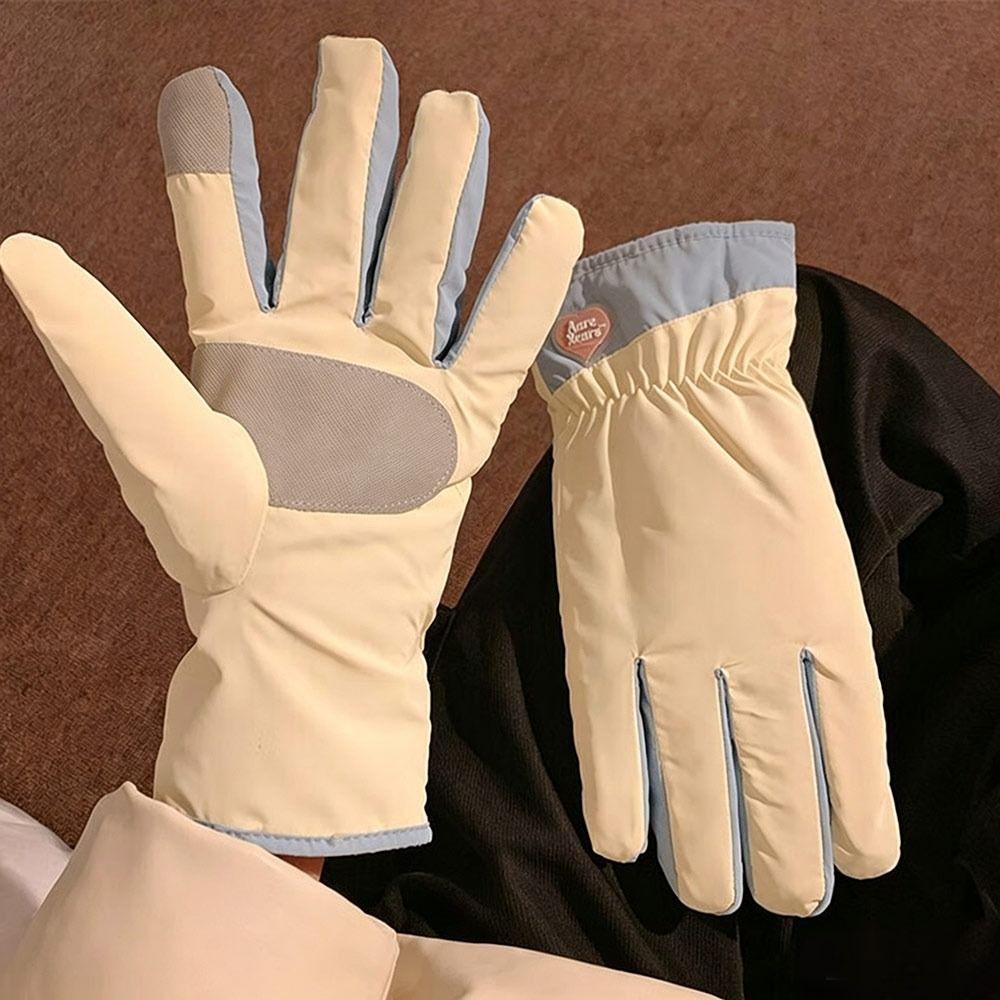 Warm Cycling Gloves Touch Screen Snowboard Gloves Fashion Winter Skiing Gloves  for Men Women