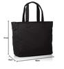 Anello Grande 2-Way Tote Bag, A4 Size, Water-Repellent, Lightweight, 10 Pockets, 2-Way SPS GUH2316Z, Black