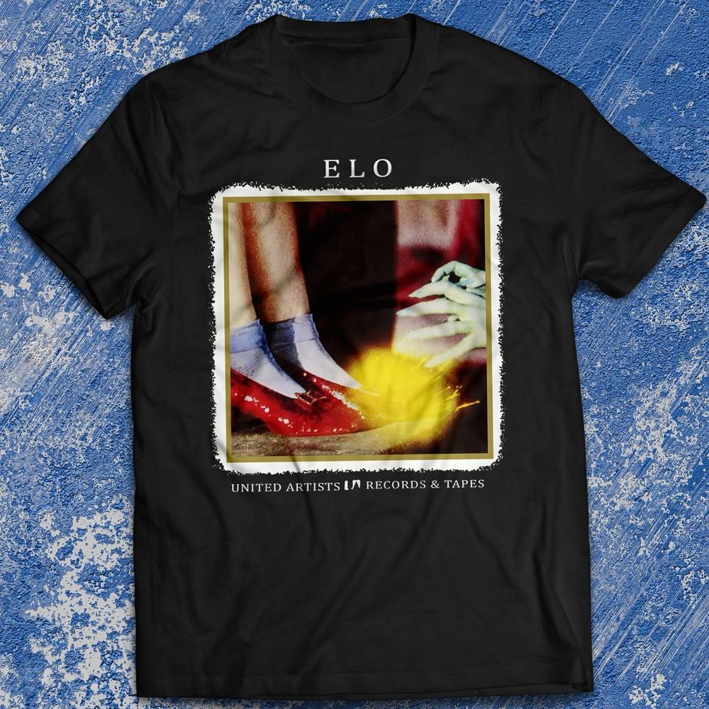 Rock Music Eldorado cotton T-Shirt Electric Light Orchestra Tee ELO Jeff Lynne Unisex T-Shirt XXXXL
