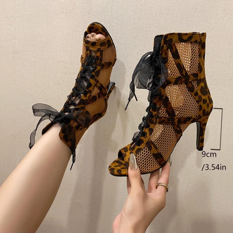 Mode 2025 Mode Neu Offene Zehenpartie Lässige Latein-Tanzschuhe Sandalen Große Tanz-High Heels Damenschuhe