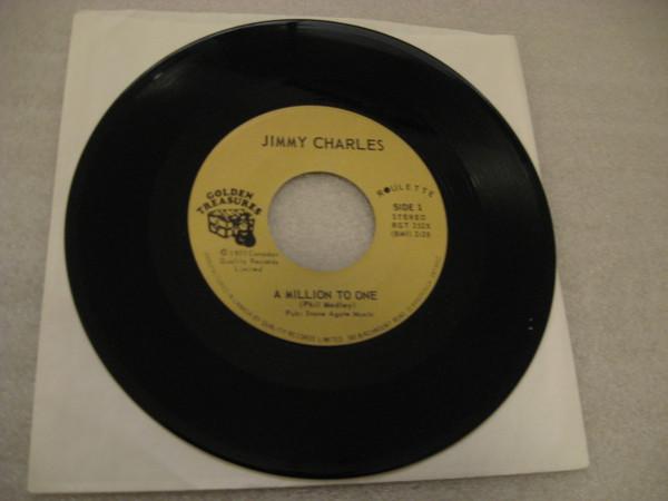 

7-дюймовая пластинка JIMMY CHARLES THE REVELLETTS A Million To One Hop Scotch Hop RGT252X Golden Treasure 1977 Канада Рок Б/у
