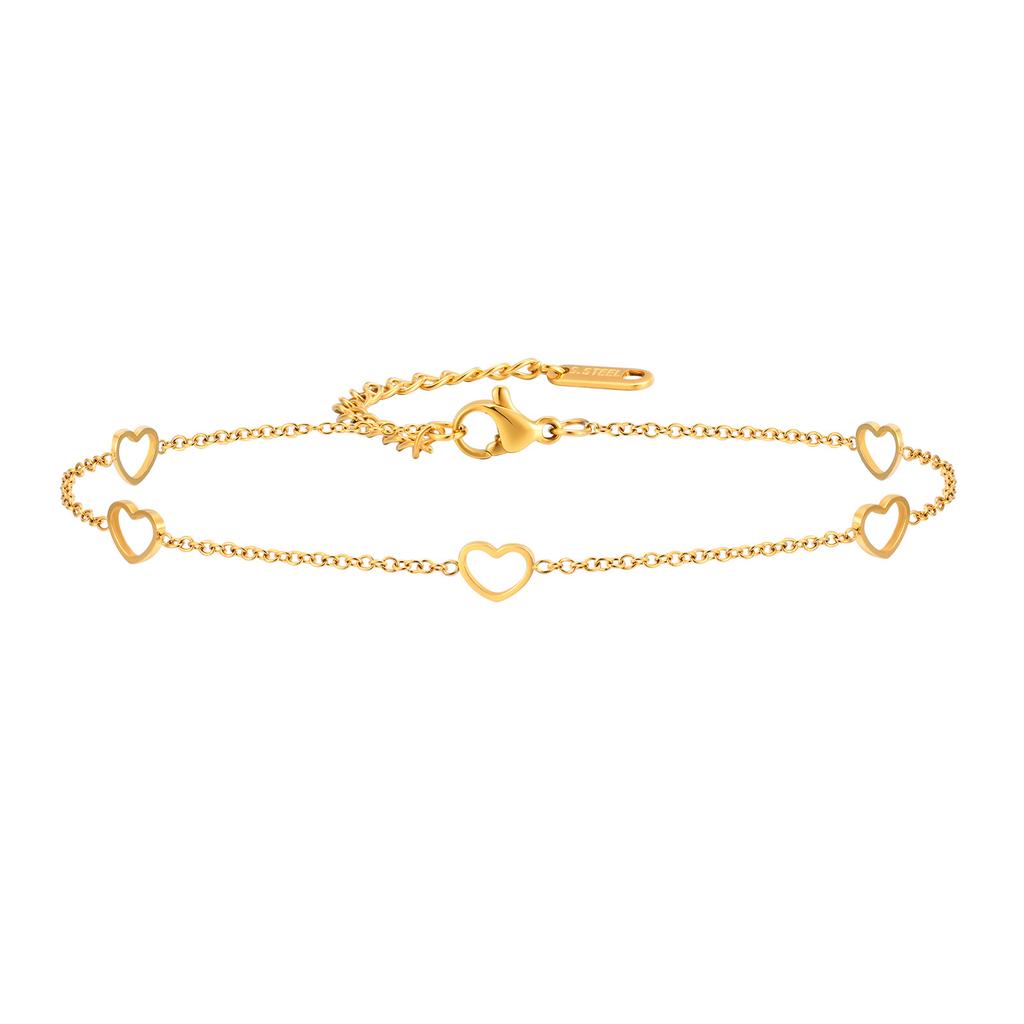 Adjustable Satellite Beaded Anklet Bracelets for Women ,Stainless Steel Summer Beach Foot Chain Stainless Steel Waterproof