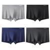 MaoRen Herren Modal mit Seide gefütterte antibakterielle Boxershorts