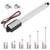 Atuador Linear Elétrico Mini 12V Curso 10-200mm Atuador Linear de Movimento Reciprocante Elétrico para Automação Residencial com Suportes de Montagem
