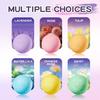 6Pcs 100G Salt Bath Bombs Plants Extract Essential Oils Handmade Fizzies Balls Dry Skin Moisturizing Shower Ball Relaxation Spa Gift
