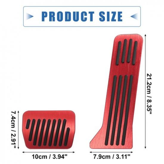 Pack of 1 For Mazda Car Foot Pedal Pads Accelerator Gas Brake Pedal Cover Red
