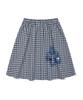 Wacky Willy Women'S Check Midi Skirt Blue