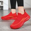 Women's Soft Sole Light Comfortable Loafers Breathable Knit Flat Shoes Woman Autumn New Breathable Flats Slip-on Socks Shoes