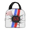 Herbie, Number 53 Lunch Bags Insulated Bento Box Portable Lunch Tote Resuable Picnic Bags Cooler Thermal Bag for Woman Girl