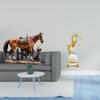 Horse Statue Art Ornament Desk Decoration Collection Resin Sculpture Figurine Modern Tabletop