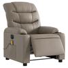 VidaXL Fauteuil de Massage Inclinable Électrique, Chaise de Relaxation avec Dossier, Siège avec Accoudoirs Salon, Moderne, 3206598