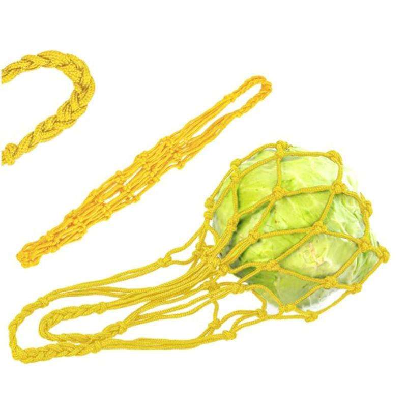 Chicken Vegetable Net Bag Fruit Treat Snack Holder Hanging Feeder Coop Feeding Tool for Hens Goose Duck Large Birds