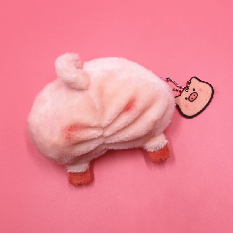 Plush Pig Nose Coin Purse With Animal Pattern For Girls And Boys Daily Use