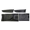7pcs Car Interior Stickers Black Carbon Fiber For LEXUS IS250 300 350 2006-2012 Gear Shift Box Right-hand Drive
