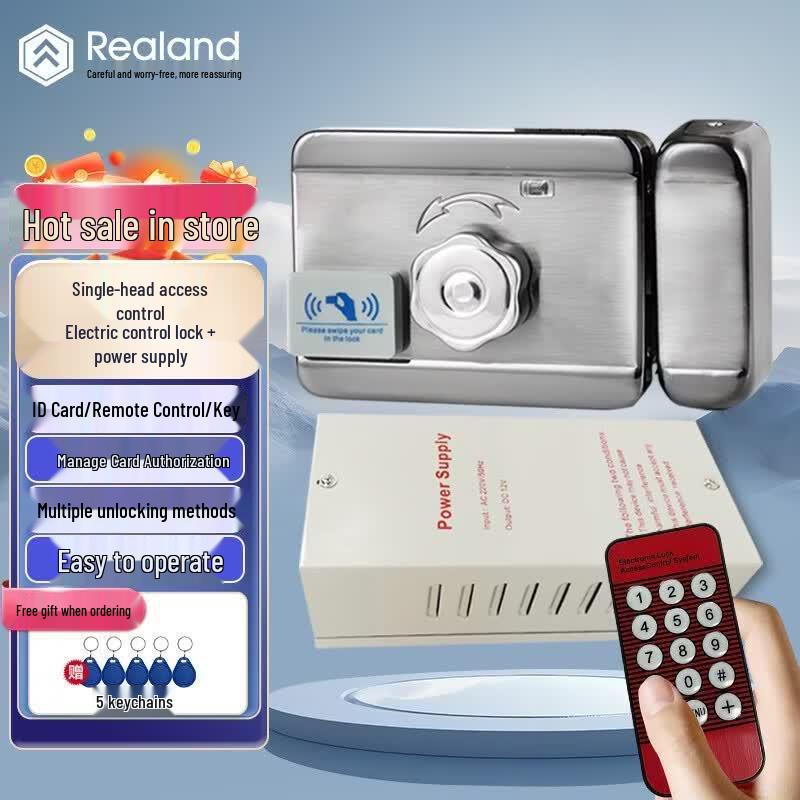 Realand C07D Electric Control Access Lock CN plug (adapter included)