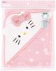Skater Baby Machine Sanrio Hello BOM1 Swaddle, 70x70cm, Moisturizing, Washable, Kitty,
