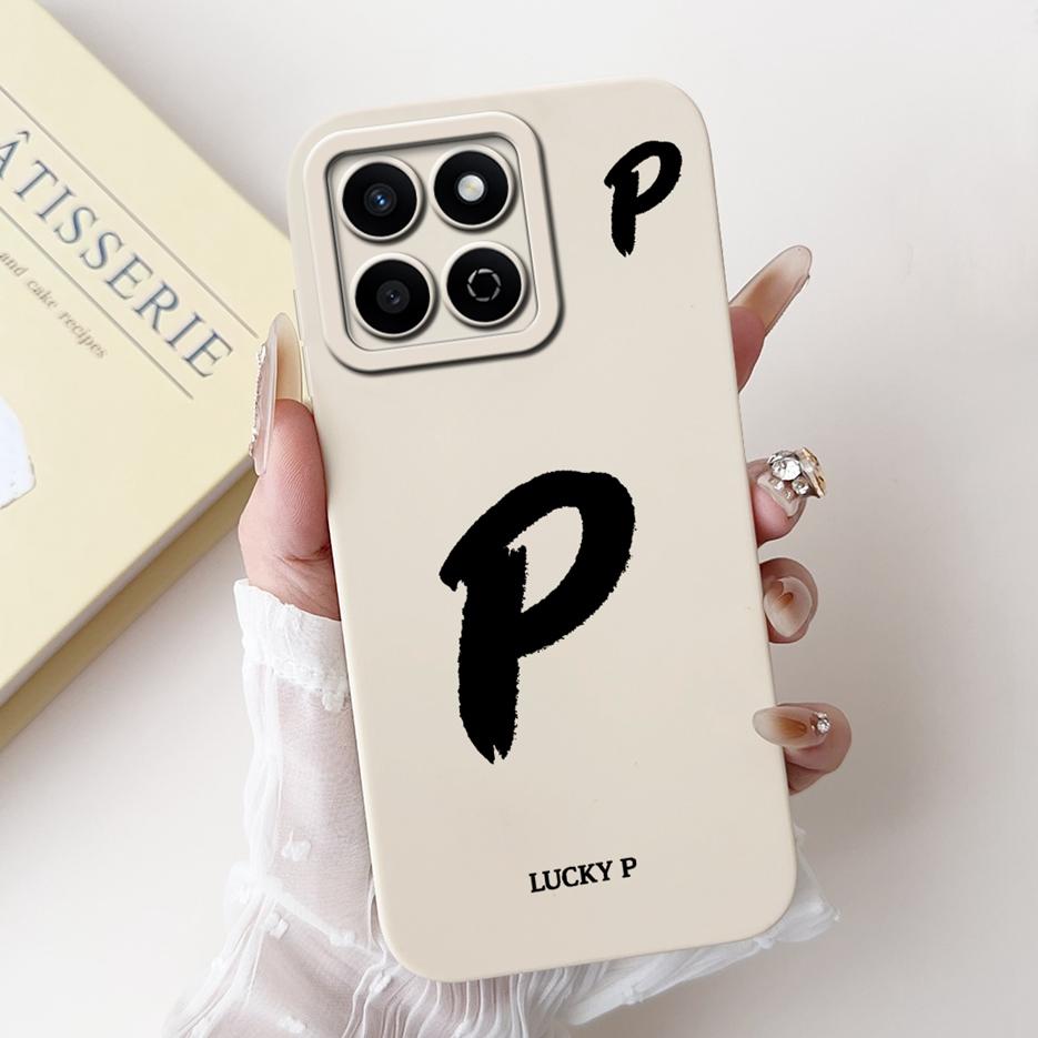 For Honor X7C Case ALT-LX2 Cute Lucky Letters Cover Shockproof Soft TPU Phone Case For Honor 200 Smart HonorX7C Back Cover Coque