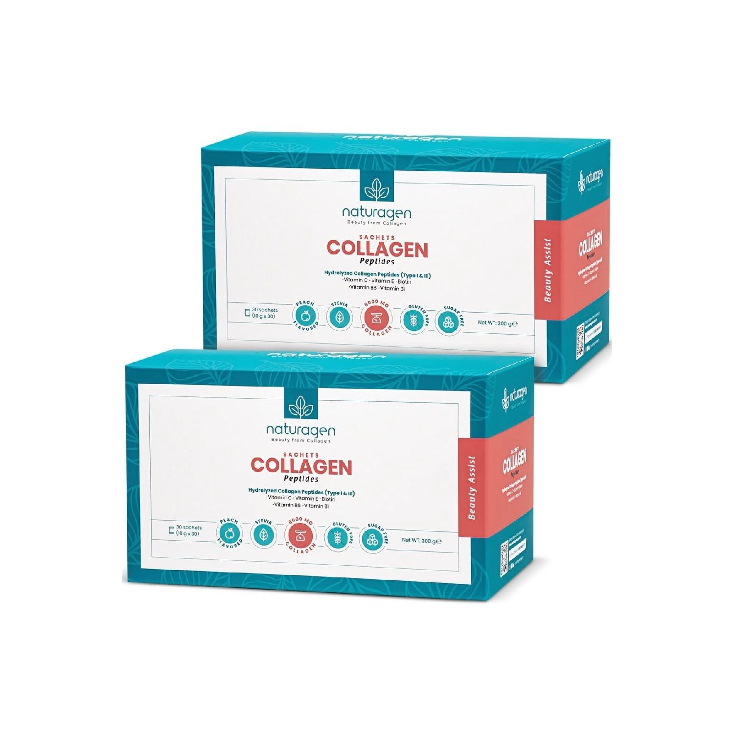 

Collagen Peach Flavored 2 Box Beauty Assist 60 Sae
