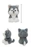 Cross-border Sitting Husky Plush Toy - Smiling Dog Doll for Kids' Birthday Gift