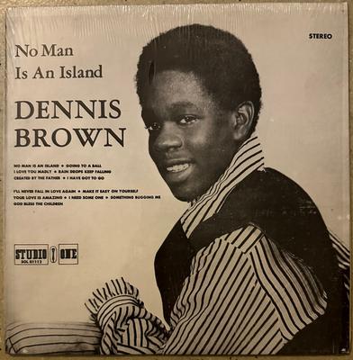 LP Record DENNIS BROWN - No Man Is An Island SOL01112 Studio One Jamaica Reggae, Ska & Dub Used