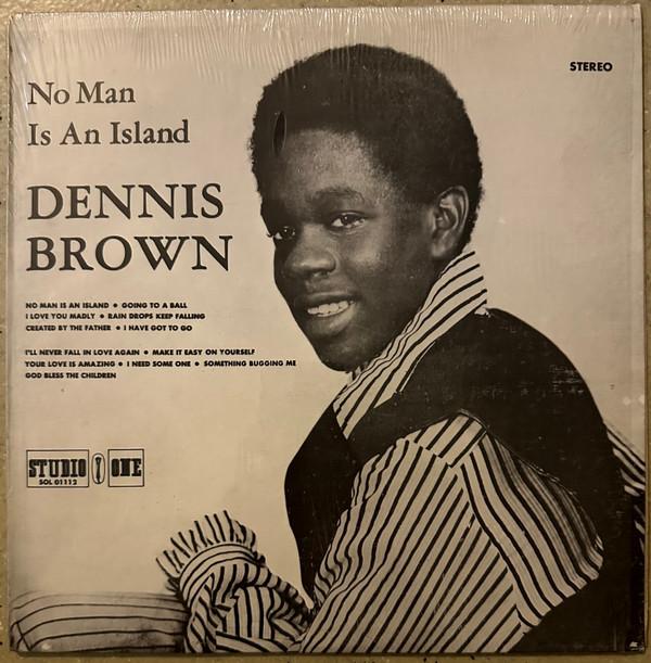 LP Record DENNIS BROWN - No Man Is An Island SOL01112 Studio One Jamaica Reggae, Ska & Dub Used