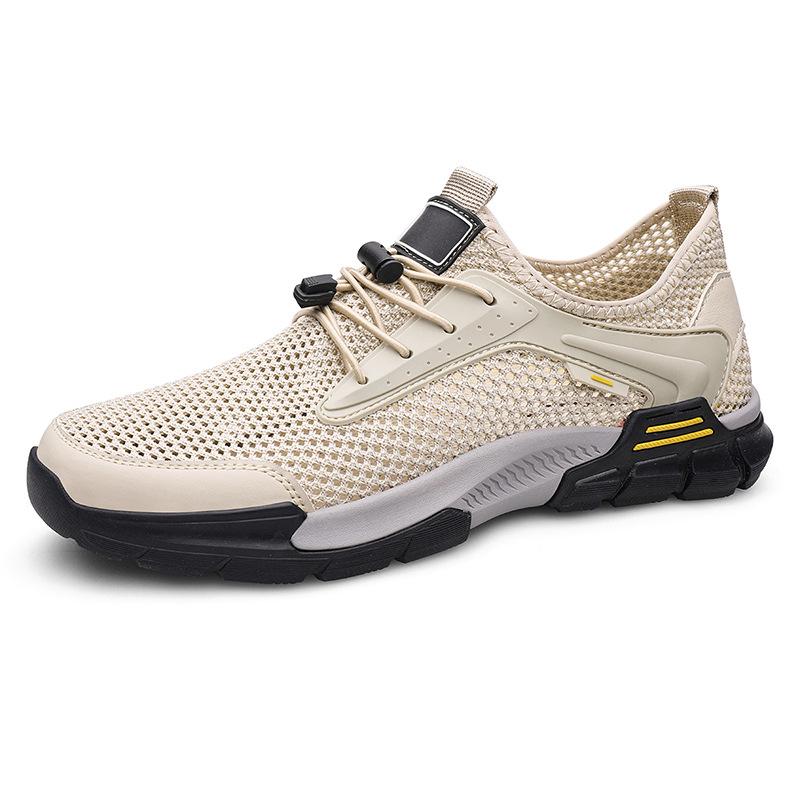 Men s Summer Breathable Mesh Casual Shoes - Trendy Large Size Size 43
