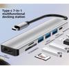 4 In 1 Type C Docking Station USB Hub Expander for Laptop Multi Function Adapter with HDMI USB Ports