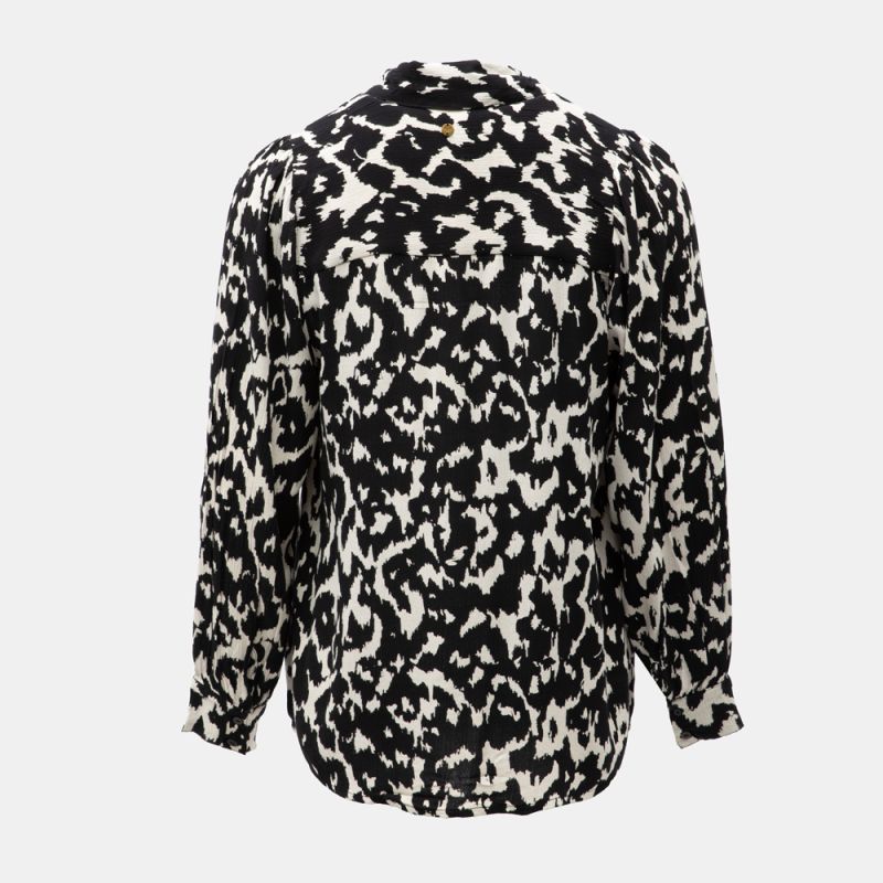 Chemisier black imprimé carily Femme DEELUXE 74