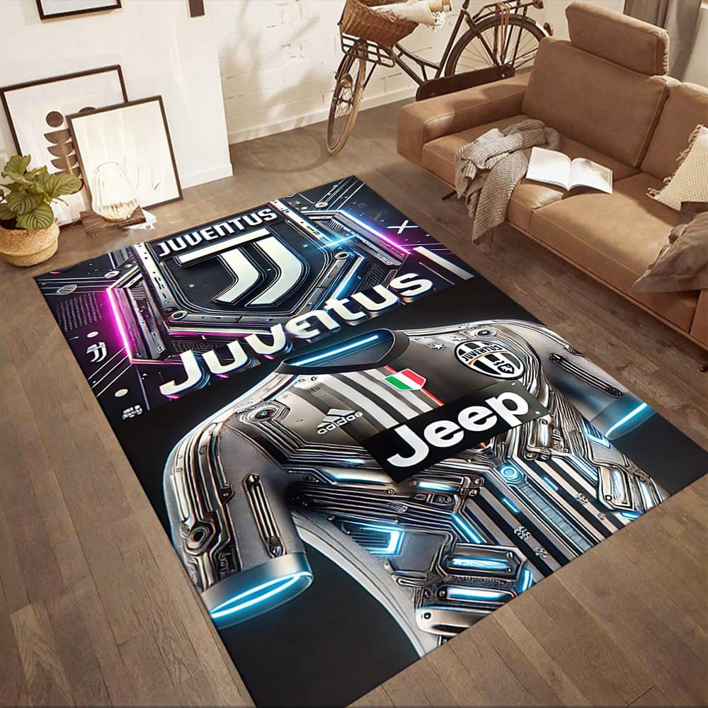 Juventus Floor Mat Design For Dining Room Living Rooms Study Room Bedrooms Antislip Carpet Anime Office Decor Perfect Birthdaychristmas Gift Idea
