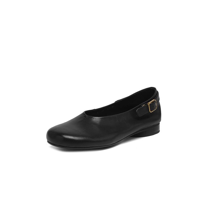 Fashion New Spring/autumn Genuine Leather Women Shoes Round Toe Mary Jane Shoes for Women Fashion Loafers Shoes Low Heels Women Pumps