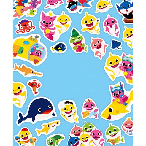Shark Family Character Sticker Book
