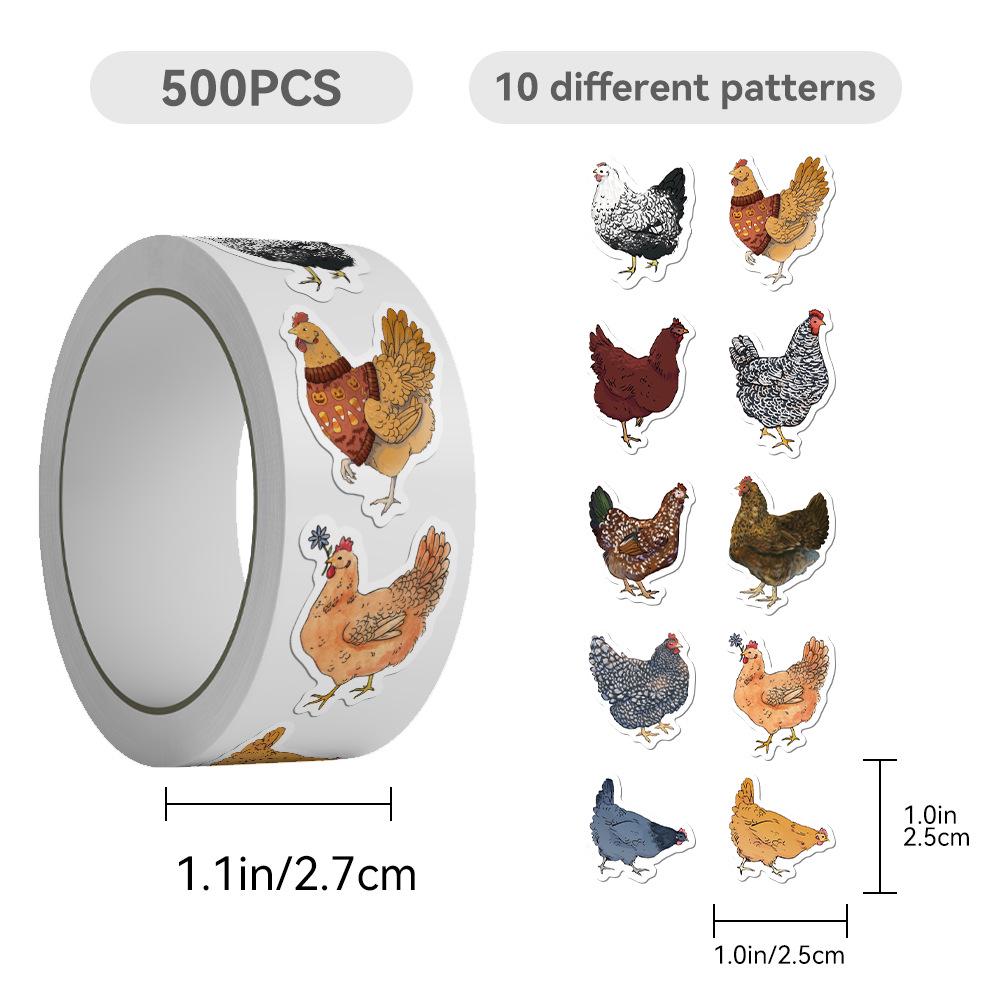 

500 листов/рулон декоративных наклеек с точками для герметизации и поделок